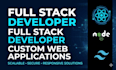 develop custom web applications using react and node js