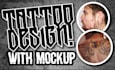 design a professional badass tattoo with mockup