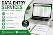 convert PDF to word or excel and do accurate data entry