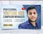 set up and optimize high converting youtube video ads