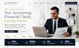 design squarespace tax consultant website bookkeeping website financial advisor