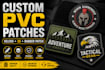 make custom pvc rubber patches with premium quality