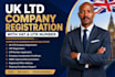 do UK ltd company registration, vat, and utr setup