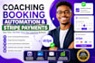 automate coaching appointment booking and stripe payments