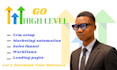 set up gohighlevel CRM