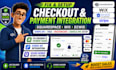 fix squarespace wix ecwid checkout stripe API visa mastercard google pay setup