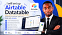 setup airtable database, airtable automation, airtable expert manychat expert