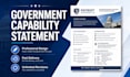 design a professional government capability statement