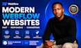 design webflow website, landing page, figma to webflow, cms, webhook automation