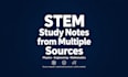 create stem study notes from your lecture materials and slides