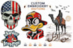 fast turnaround, embroidery digitizing, emb, dst, digitize image for embroidery