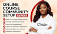 setup circle so community circle so website specialist circle so online manager