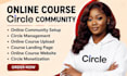 do circle so online course setup migrate course content and membership site