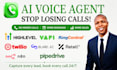build ai voice agent, ai calling agent, ai receptionist with n8n vapi retell ai
