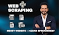 scrape any website into clean excel, CSV, or json with python