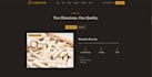 create a react or nextjs website with modern UI