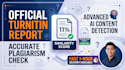 check plagiarism and ai report for your documents
