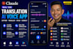do real time translation multilingual translation ai voice capture audio tts app
