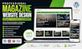 develop professional wordpress magazine news blog website