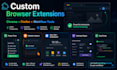 build a custom chrome or firefox extension for your workflow