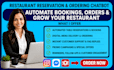 restaurant chatbot, food ordering bot, instagram messenger automation