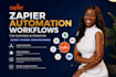 build zapier automation workflows for business automation