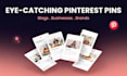 design pinterest pins in canva for blogs, etsy, and businesses