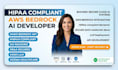 aws bedrock developer AWS bedrock API hipaa compliant AWS ai backend AWS llm