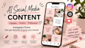 write ai social media posts