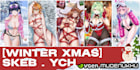 drawing winter and xmas theme