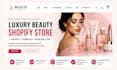 design skincare shopify store beauty store spa website cosmetis skincare website