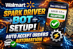 build doordash bot, instacart bot, spark and uber bot auto grabber bot bot