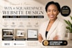 create wix website design squarespace redesign calendar booking setup automation