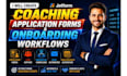 create coaching application forms and onboarding workflows in jotform