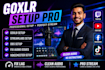 setup goxlr, obs streaming, voicemeeter professionally