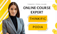 upload teachable website thinkific online course   kajabi website learnworlds