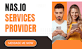 setup nas io v2 platform for creators