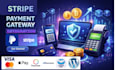 integrate stripe paypal, payment gateway into your website and mobile apps
