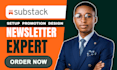 setup substack newsletter design promotion substack post substack promotion