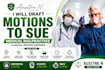 draft motions to sue and clinical review defense for medical malpractice errors