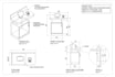 draft custom millwork and casework cad shop drawing for cabinet fabrication