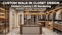 design a cabinet, wardrobe, dressing room floor layout and joinery