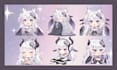 draw your nsfw 2d vtuber model, live2d vtuber art and anime vtuber character
