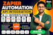 build zapier automation, API integration, ai agent workflows, zap apps mapping