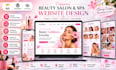 create wix beauty website cosmetic website salon website spa website design