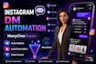 setup instagram dm automation and manychat chatbot for leads and sales