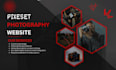 design a stunning pixieset website photography website, squarespace website
