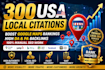 build USA local citation for google maps local seo