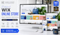 create a wix ecommerce store design for online business