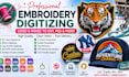 do embroidery digitizing logo, digitize image for embroidery patch into dst, pes